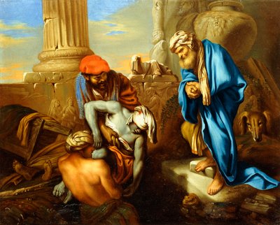 Tobit Burying the Dead in Defiance of the Orders of Sennacherib by Giovanni Francesco Castiglione