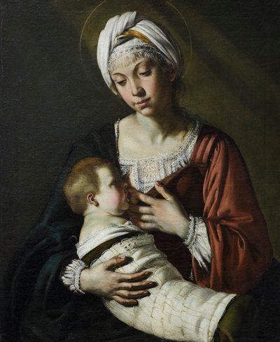 Madonna with Child, also known as Madonna of the Milk by Giovanni Francesco Guerrieri