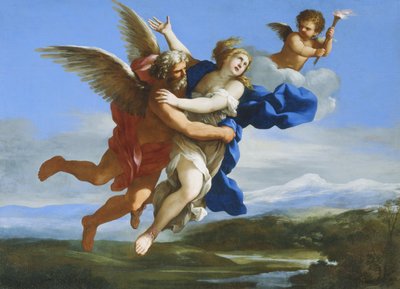 Boreas abducting Oreithya by Giovanni Francesco Romanelli