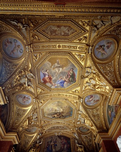 Ceiling of the Parade Room and Cabinet on the Water of the Summer Apartment of Queen Anne of Austria by Giovanni Francesco Romanelli