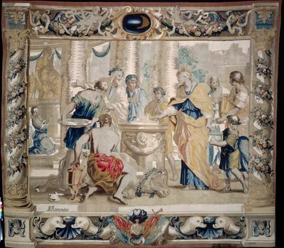 Dido Sacrifices to Juno, the Goddess of Marriage by Giovanni Francesco Romanelli
