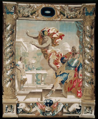 Mercury Tells Aeneas to Leave Carthage by Giovanni Francesco Romanelli