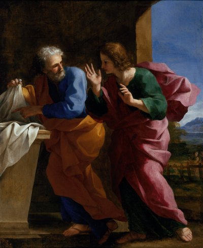 St. John and St. Peter at Christ