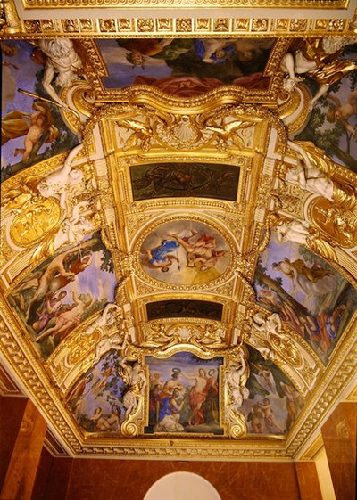 The ceiling of the Salle des Saisons, 1655-58 by Giovanni Francesco Romanelli