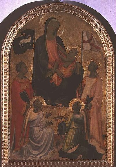 Madonna and Child with St. Stephen and St. Ursula by Giovanni Francesco Toscani