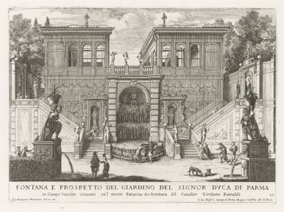 Farnese Gardens in Rome by Giovanni Francesco Venturini