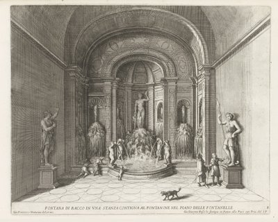 Fountain of Bacchus in the Villa d