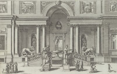 Fountain of Mercury in the Garden of the Villa Medici, 1691 or after by Giovanni Francesco Venturini