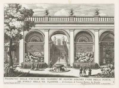 Garden of a Palace in Rome by Giovanni Francesco Venturini