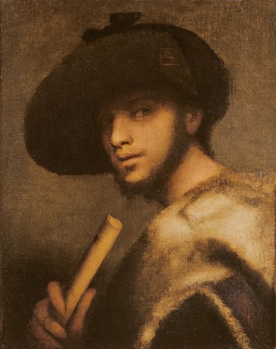 A Piper by Giovanni Girolamo Savoldo