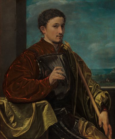 Portrait of a Knight by Giovanni Girolamo Savoldo