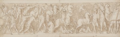 End of a Restored Part of the Column; the Sarmatians are Pursued into the Swamp; the Romans Attack a German Fortress by Giovanni Guerra