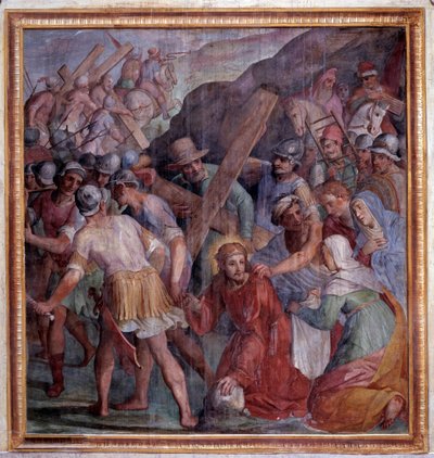 Passion of Christ: The Fall on the Way to the Calvary by Giovanni Il Cosci Balducci