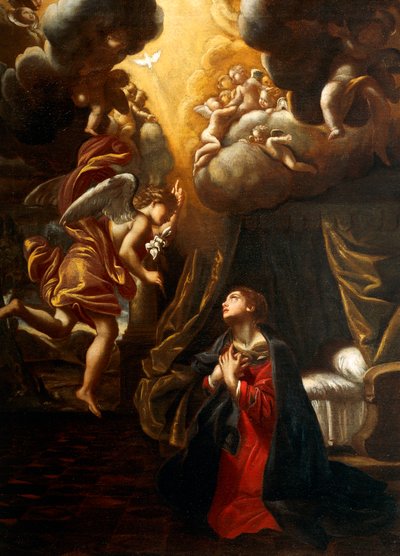 Annunciation by Giovanni Lanfranco