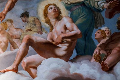 Apollo (detail) by Giovanni Lanfranco