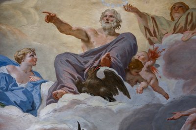 Jupiter and Juno (detail) by Giovanni Lanfranco