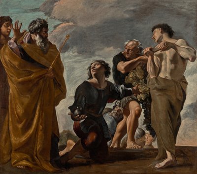 Moses and the Messengers from Canaan by Giovanni Lanfranco