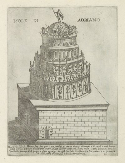 Mausoleum of Hadrian by Giovanni Maggi