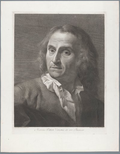 Portrait of Printmaker Giovanni Marco Pitteri by Giovanni Marco Pitteri