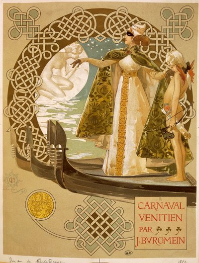 Venetian Carnival, Poster by Giovanni Mataloni by Giovanni Maria Mataloni