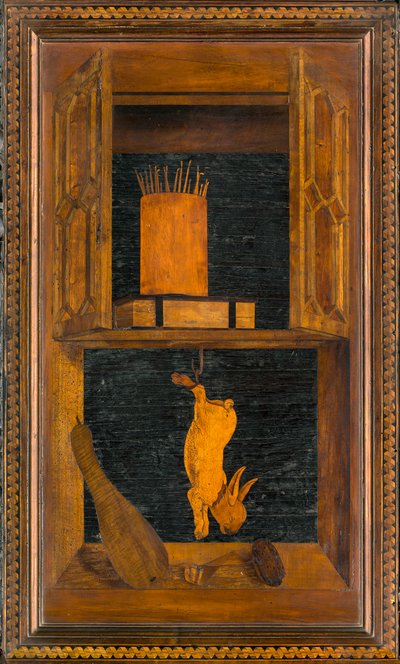 Lignaean Canonical Choir, Inlaid by Giovanni Maria Platina 1484, Superior Stall by Giovanni Maria Platina