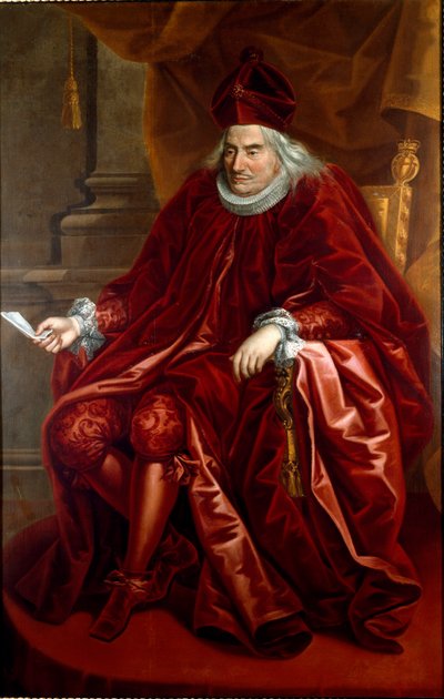 Portrait of Oberto Della Torre, Doge of Genoa by Giovanni Maria delle called Mulinaretto Piane