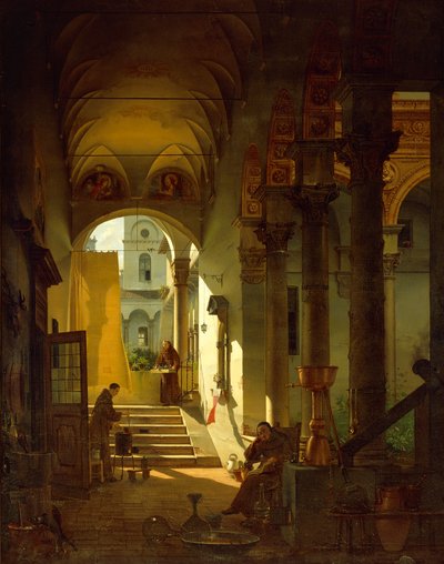 The Apothecary of a Cloister by Giovanni Migliara