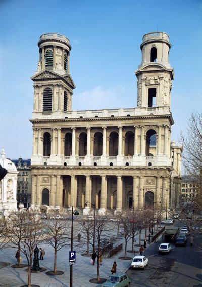 Facade of the Church of Saint-Sulpice, Paris by Giovanni Niccolo Servandoni