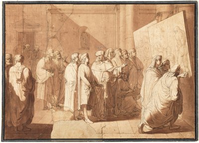 Fra Bartolommeo Shows Raphael Leonardo and Michelangelo
