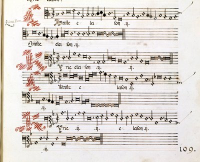 Kyrie Manuscript of the 