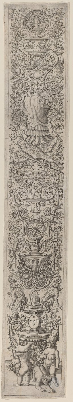 Ornament Panel: Four Children Playing by Giovanni Pietro Birago and Zoan Andrea