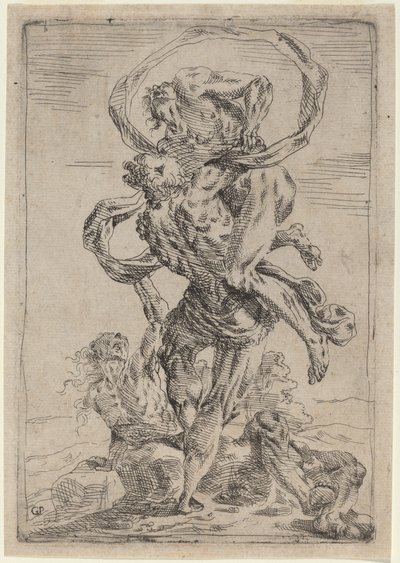 Hercules and Antaeus by Giovanni Pietro Possenti