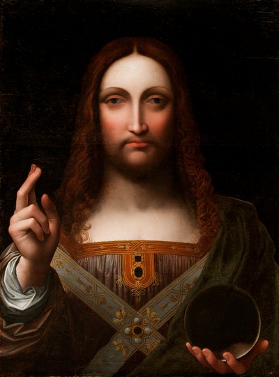 Cristo Salvator Mundi by Giovanni Pietro Rizzoli Giampietrino