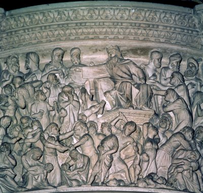 Pulpit (detail) by Giovanni Pisano