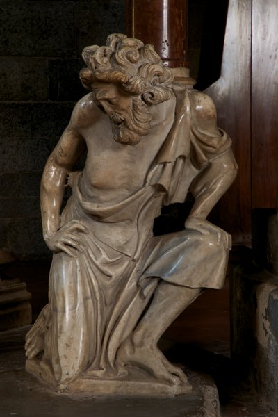 The pulpit in the Church of Sant