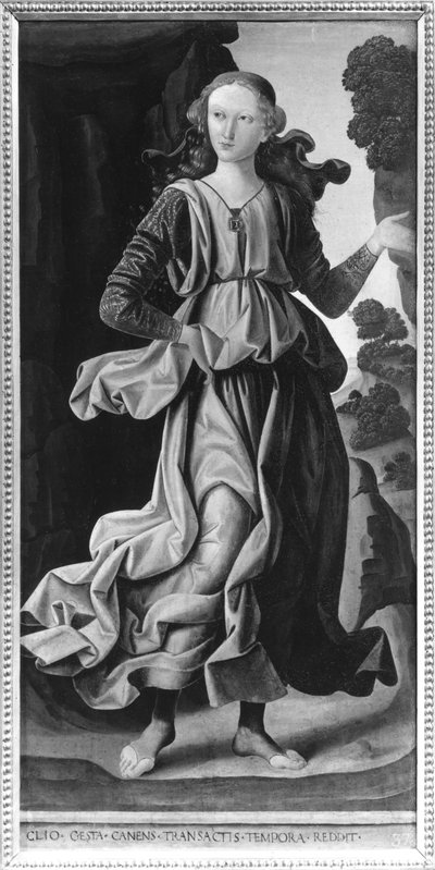 Clio, Muse of History by Giovanni Santi or Sanzio
