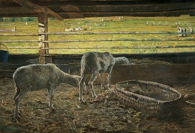 Contrast of Light by Giovanni Segantini