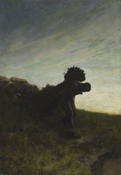 The Last Task of the Day, 1884 by Giovanni Segantini