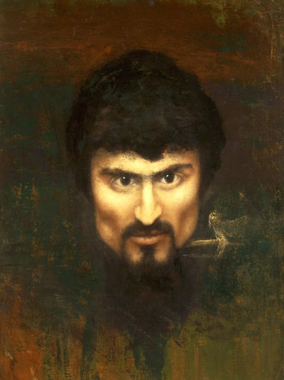 Self-Portrait in 1882 by Giovanni Segantini