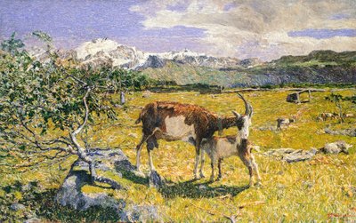 The Alps in May by Giovanni Segantini
