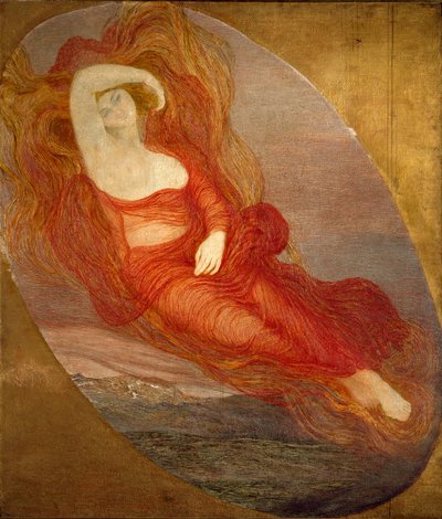 The Goddess of Love by Giovanni Segantini