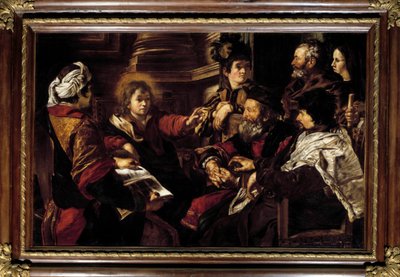 Christ and the Doctors by Giovanni Serodine