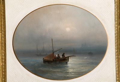 Marina with Boats by Giovanni Susani