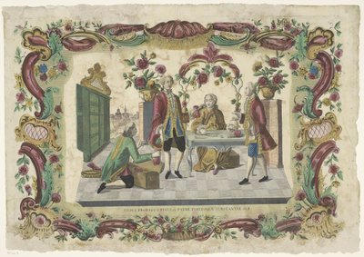 The Prodigal Son Asks His Father for His Inheritance (title on object) by Giovanni Volpato (possibly)