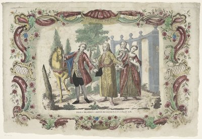 The Prodigal Son Bids Farewell to His Father by Giovanni Volpato (possibly)