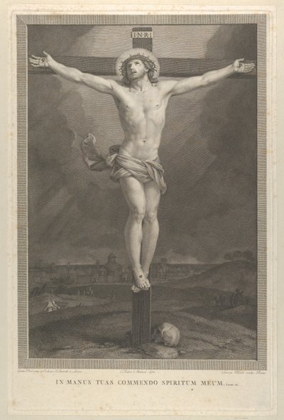 Christ Crucified on the Cross, a Skull at the Base by Giovanni Volpato