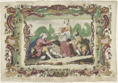 Feeding the Hungry (The Works of Mercy) by Giovanni Volpato