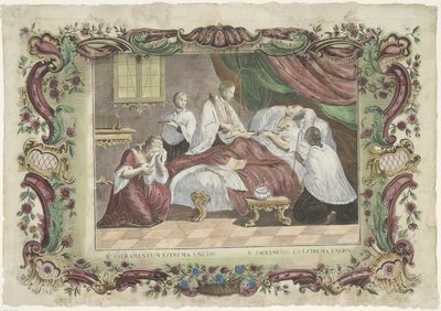 The Sacrament of the Last Anointing (series title: The Seven Sacraments) by Giovanni Volpato