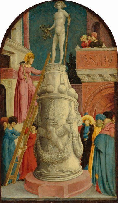 Saint Apollonia Destroys a Pagan Idol by Giovanni d