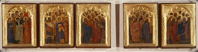 Predella, Polyptych of Saints, Virgins and Martyrs by Giovanni da Milano